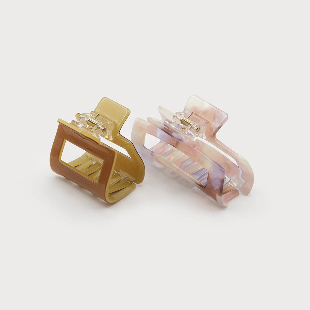 Two size clips pattern & solid color - CAR