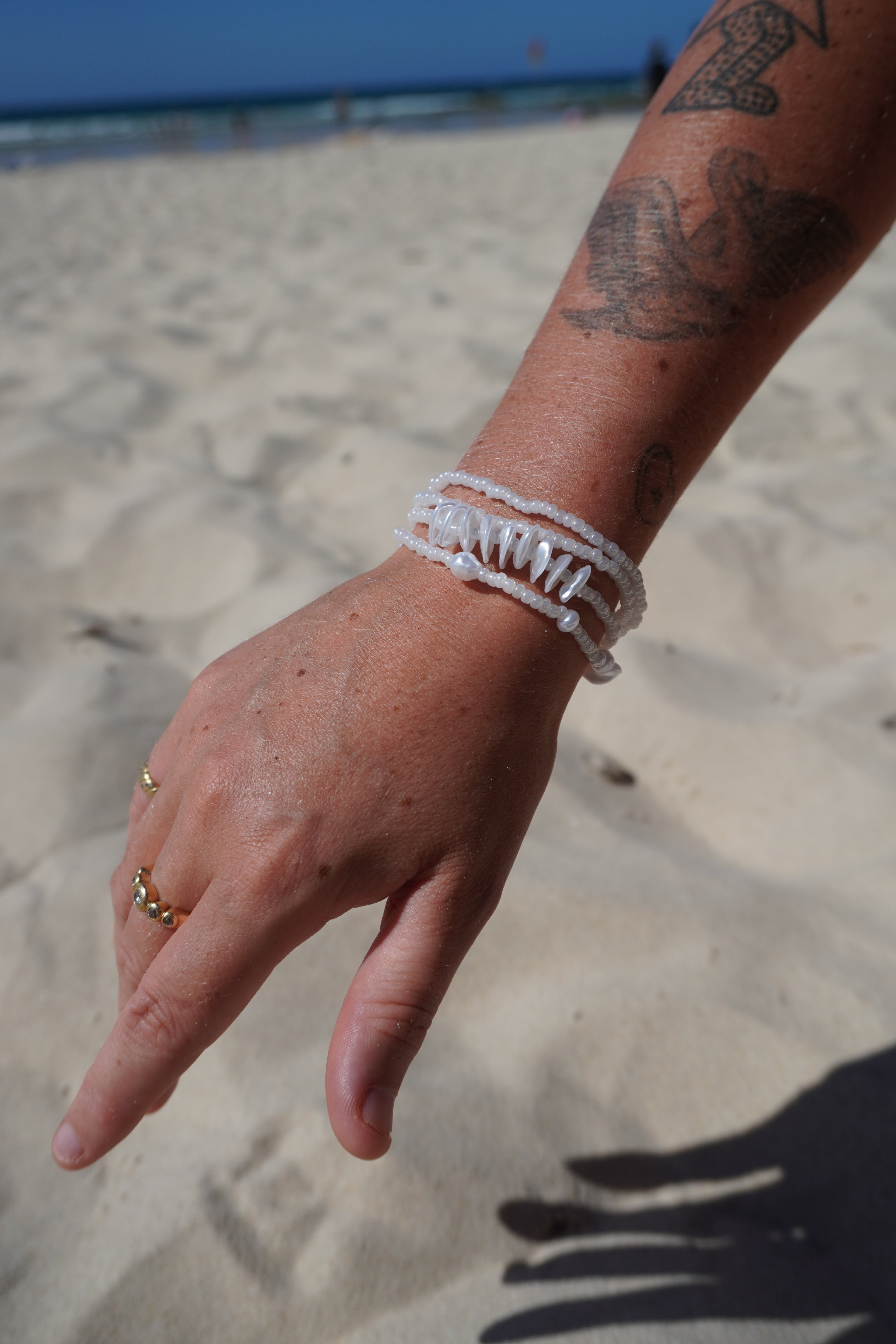 Pearl Tide Bracelet-White