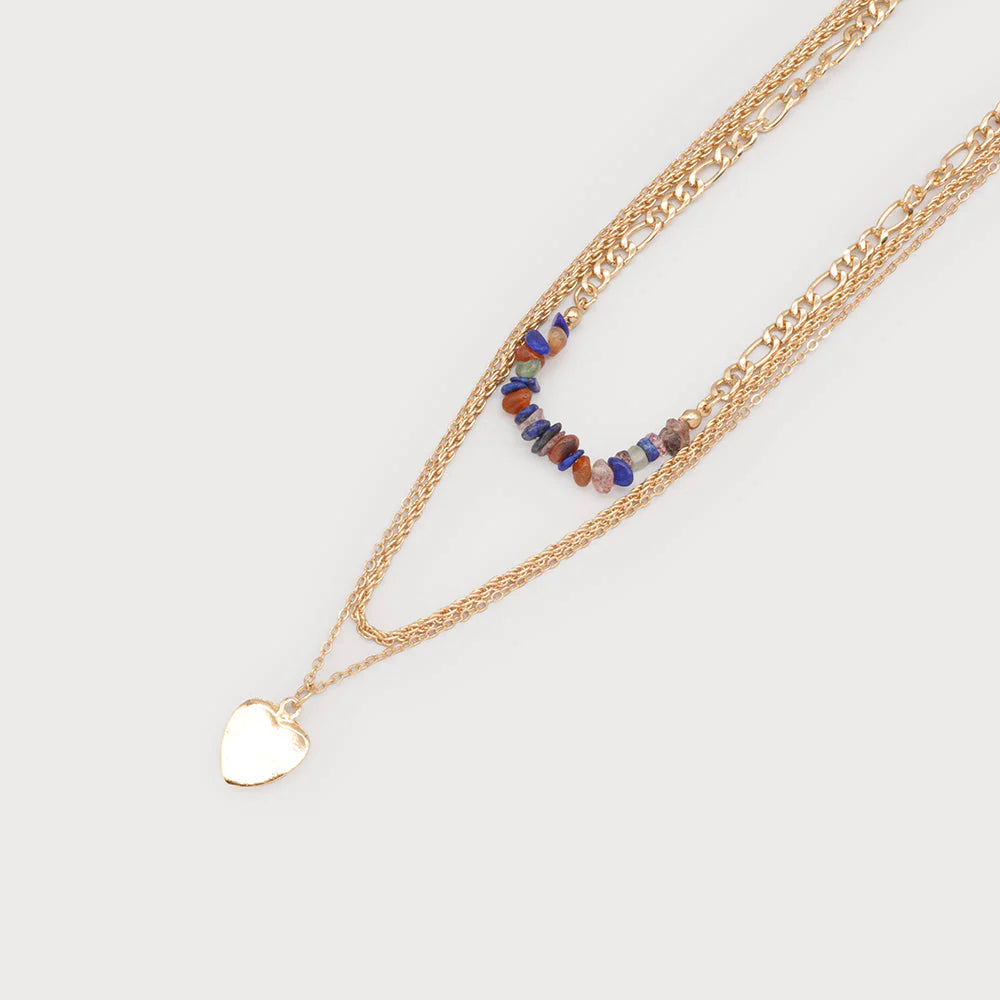 Sunset Heart Necklace
