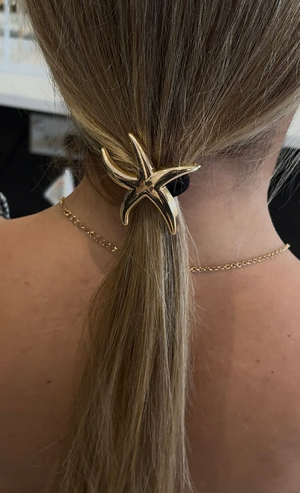 Duo of hair ties with-STARFISH